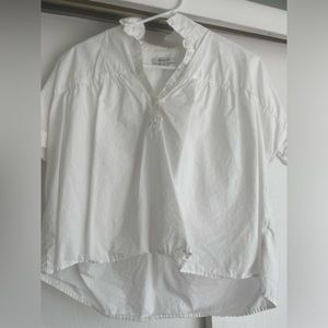 White Madewell flowy top